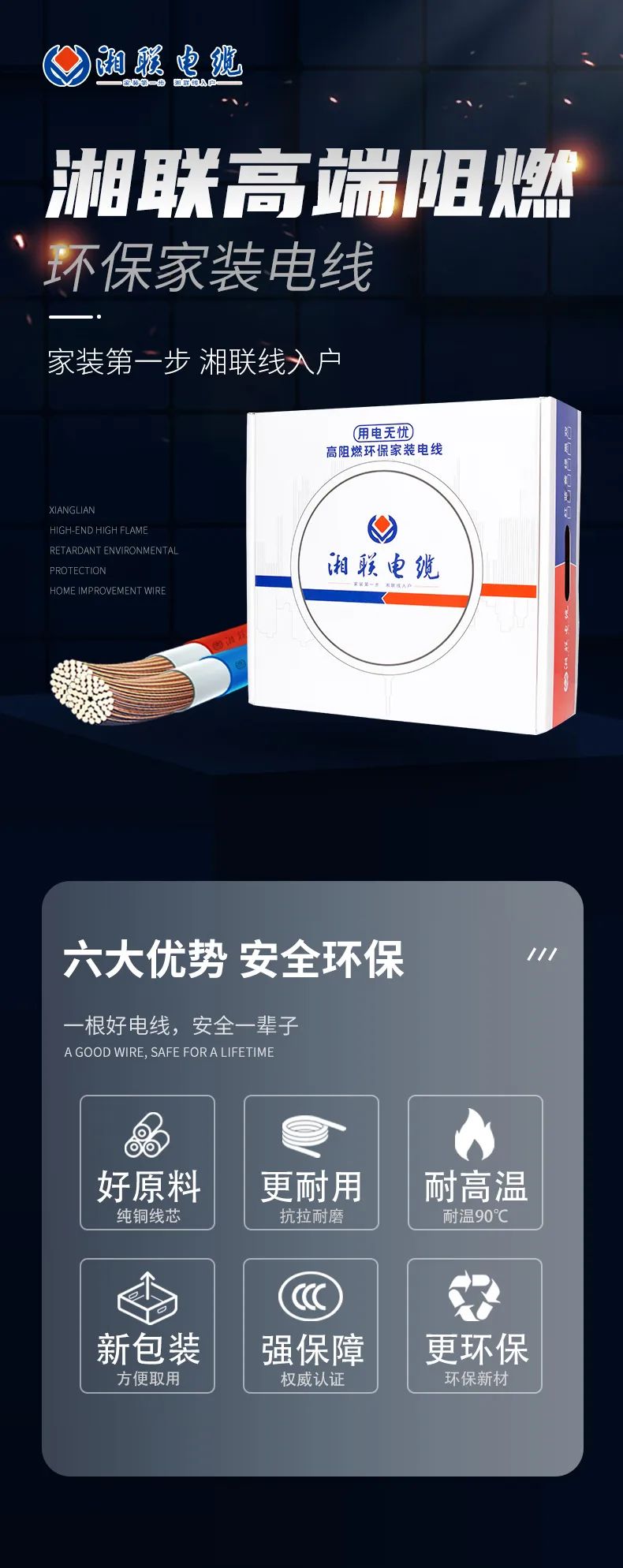 高端新品，双层防护 品质升级，安全加倍 #安全用电你我湘联